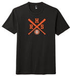 Roseburg Baseball Cross Bat T-Shirt