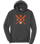 Roseburg Baseball Cross Bat Hoodie