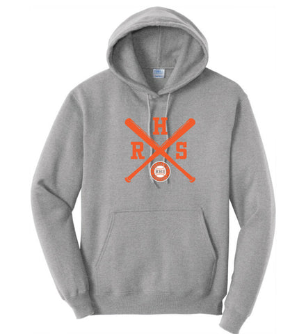 Roseburg Baseball Cross Bat Hoodie