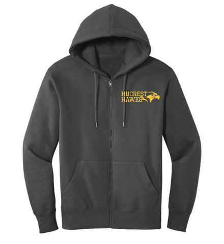 Hucrest Hawks Adult Full Zip Sweatshirt