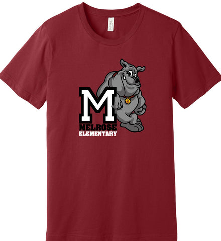 Melrose Bulldog Short Sleeve Youth and Adult T-Shirt