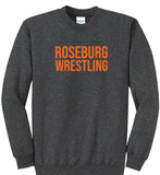 Roseburg Wrestling Youth or Adult Crew Sweatshirt