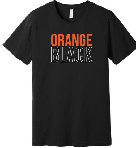 Orange / Black T-Shirt